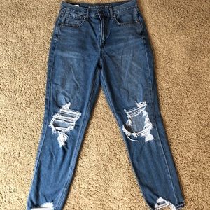 Mom Jeans American Eagle Dark Wash